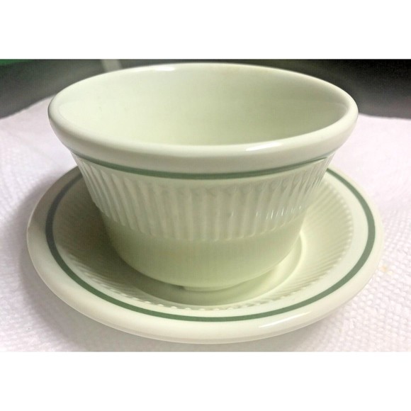 G.E.T. Melamine Bowl and Saucer, New with Original Stickers Vintage 1920s - Picture 1 of 3